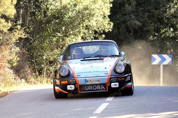 Xesus Ferreiro-Javier Anido (Porsche) ganan el Rally Costa Brava.