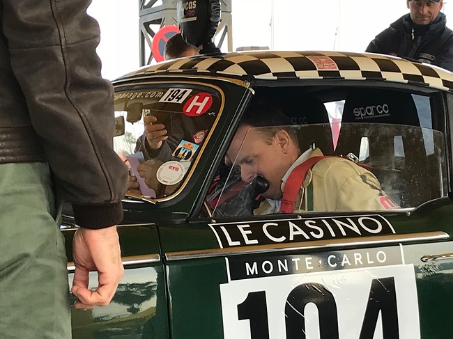 Classic car 104 Rally Monte Carlo Historique 2018