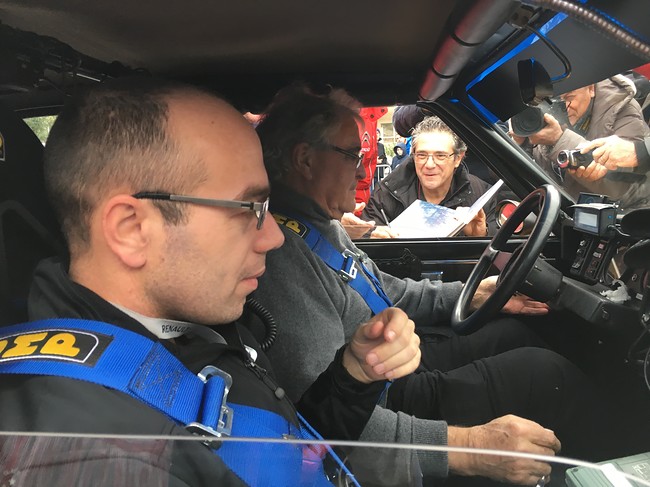 Copiloto y piloto Blunik Racing team Valence Rally Monte Carlo Historique 2018
