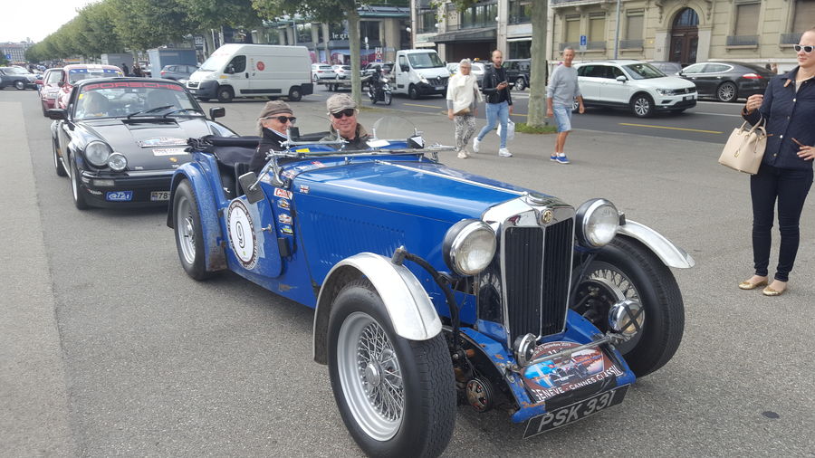 Blunik at the 11th Gèneve-Cannes Rally