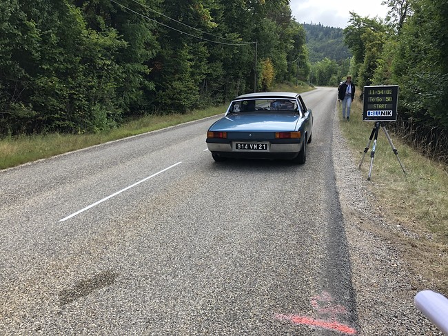 Blunik at the 11th Gèneve-Cannes Rally