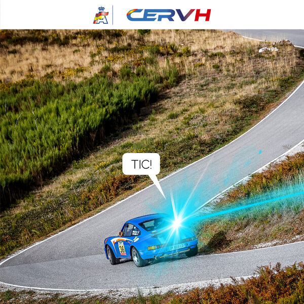 Blunik, cronometrador oficial del Campeonato de España de Rallys de Regularidad por Vehículos Históricos, el CERVH