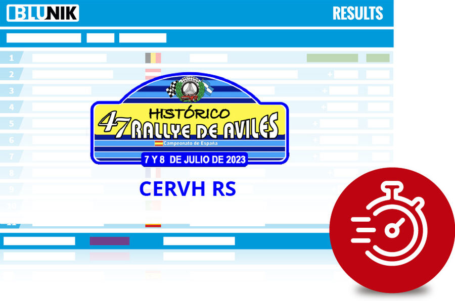 47 Rallye de Avilés Histórico 2023 CERVH RS