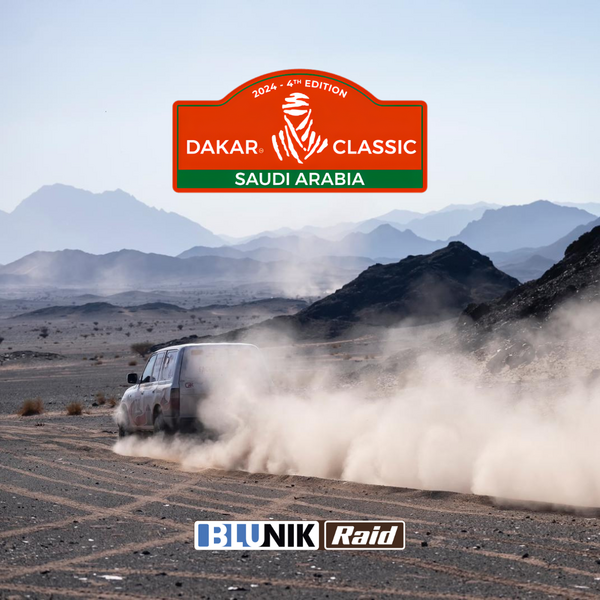 Blunik in the Dakar Classic