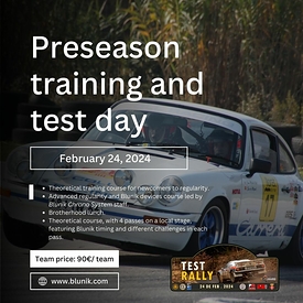 Regularity Course to Prepare for the 2024 Regularity Rally Season!
