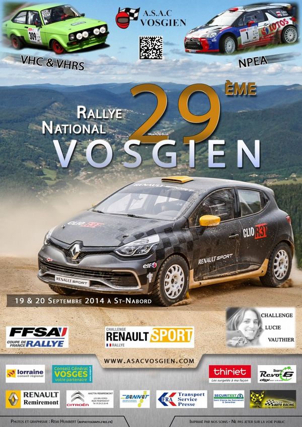 29ème rallye National Vosgien 