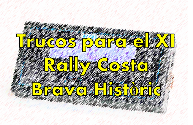 Funcionamiento Blunik en el Rally Costa Brava Historic