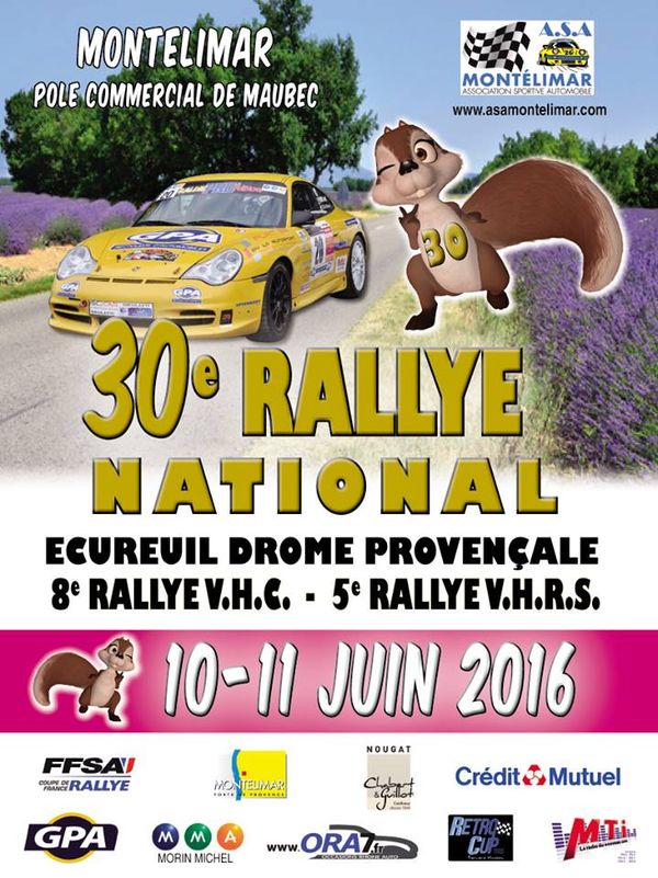 30è Rallye National Ecureuil Drôme-Provençale