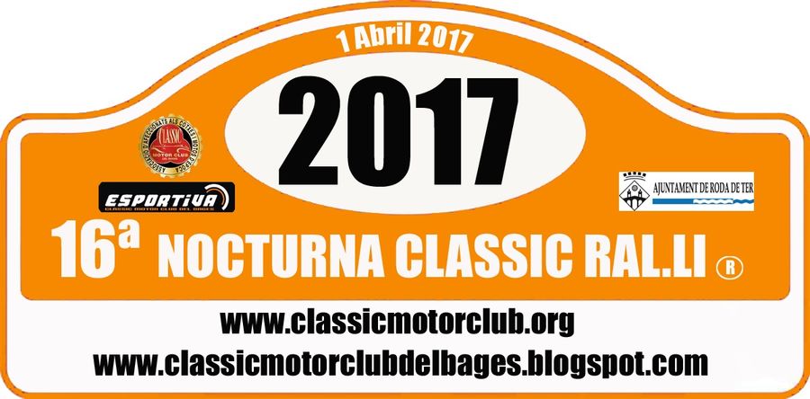 16ª Nocturna Classic Rally