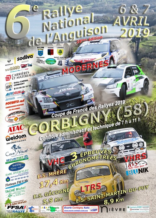 6e Rallye National de l'Anguison VHC-VHRS &amp; LTRS