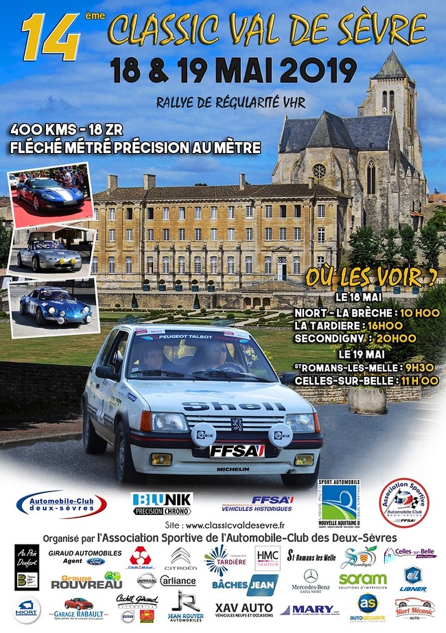 14e Rallye Classic Val de Sèvre