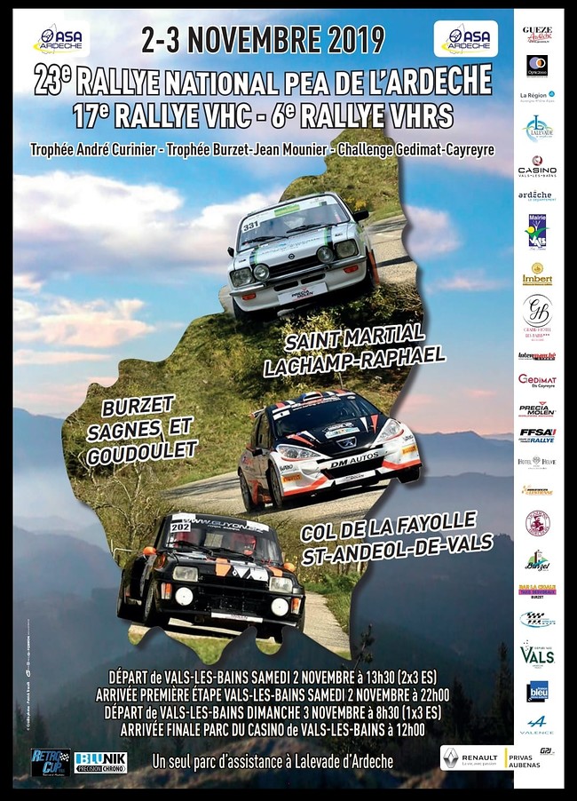 6th RALLYE DE L'ARDECHE VHRS