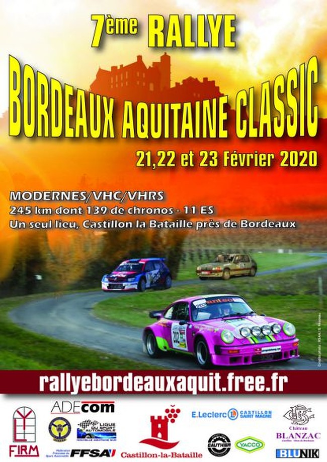 7ème Rally Bordeaux Aquitaine Classic