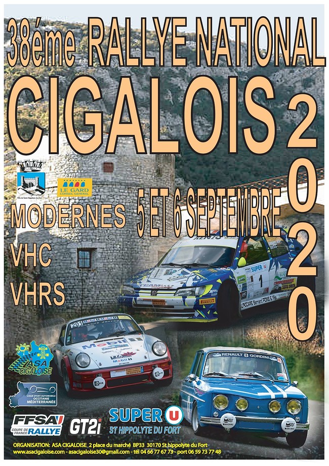 38ème Rallye National Cigalois