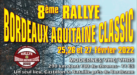 8è Rally Bordeaux Aquitanine Classic (BAC)