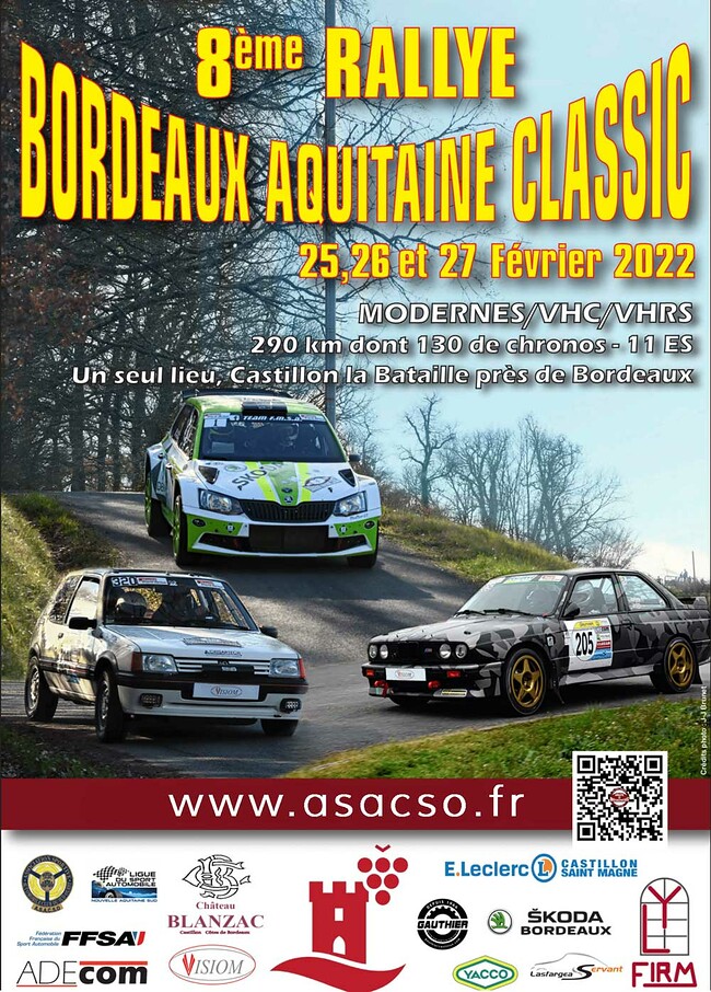 8th Rally Bordeaux Aquitanine Classic (BAC)