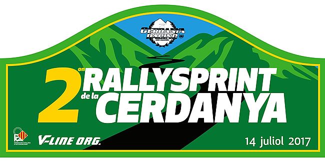Plaque del Rally Sprint Cerdanya Régularité et vitesse
