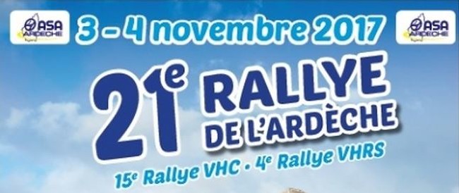 4ème V.H.R.S Rallye de l’Ardèche