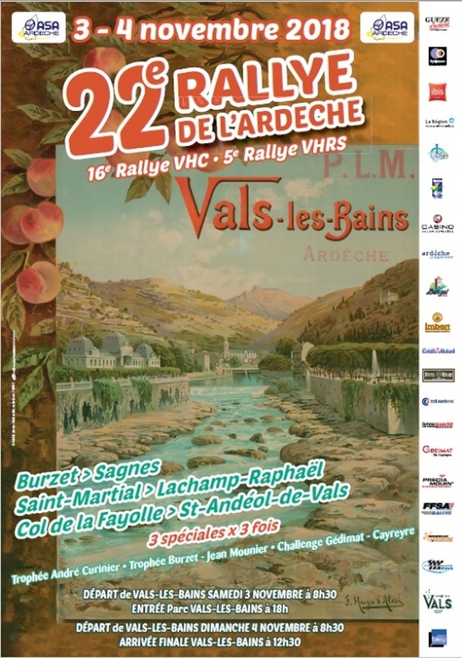 22e Rallye de l'Ardeche VHC- VHRS